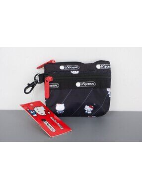 LeSportsac x Hello Kitty 2 Zipper Wristlet Wallet NWT